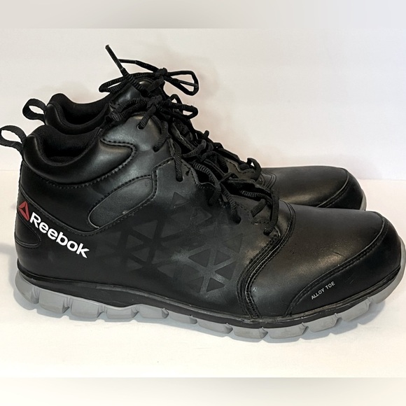 Reebok Sublite Cushion Work - RB4142 Men's Athletic Mid Cut - Black - Picture 1 of 16